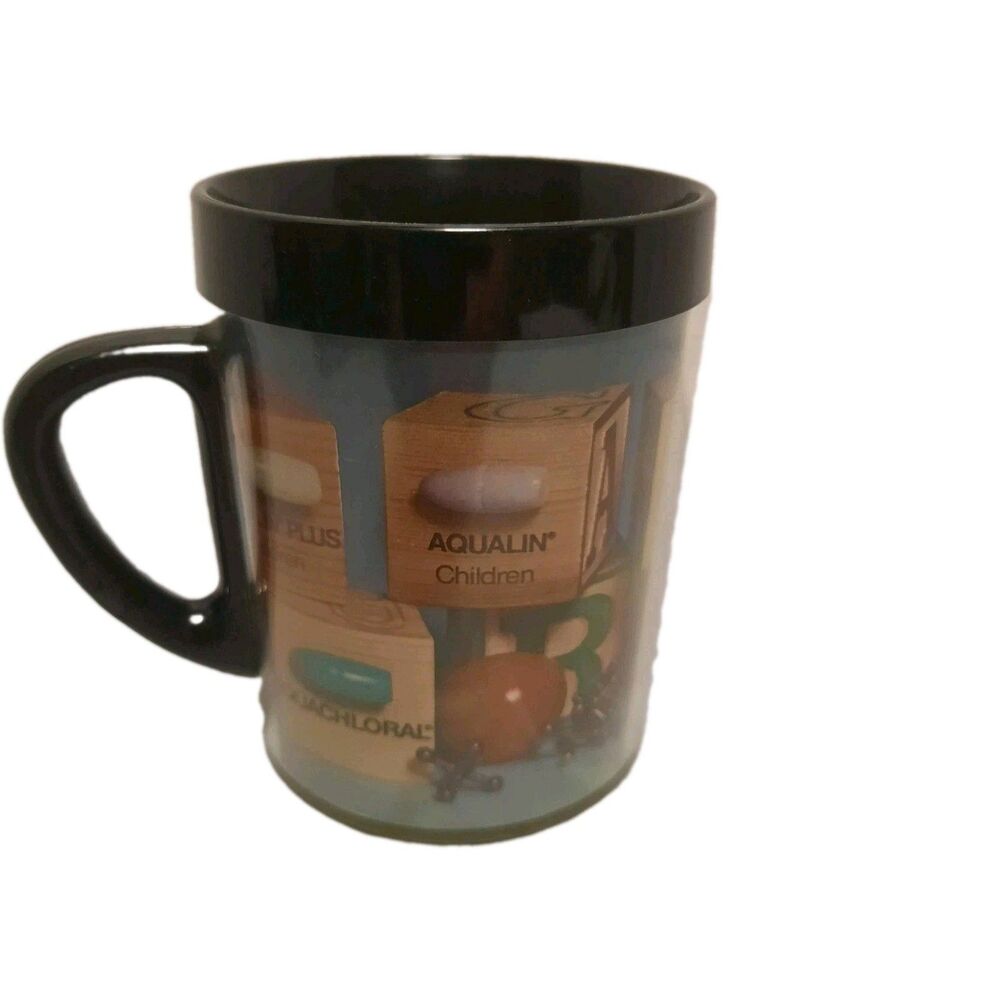 Vintage Webcon Pediatric Specialties Pharmacy Thermo-Serv Mug 1970s Rare